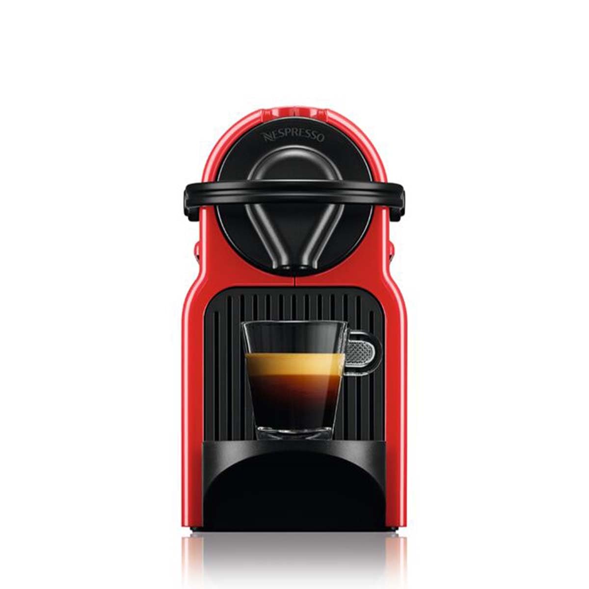Machine à Café Inissia Rouge Rubis – Réservoir 0,7L, Espresso et Lungo | Ardely