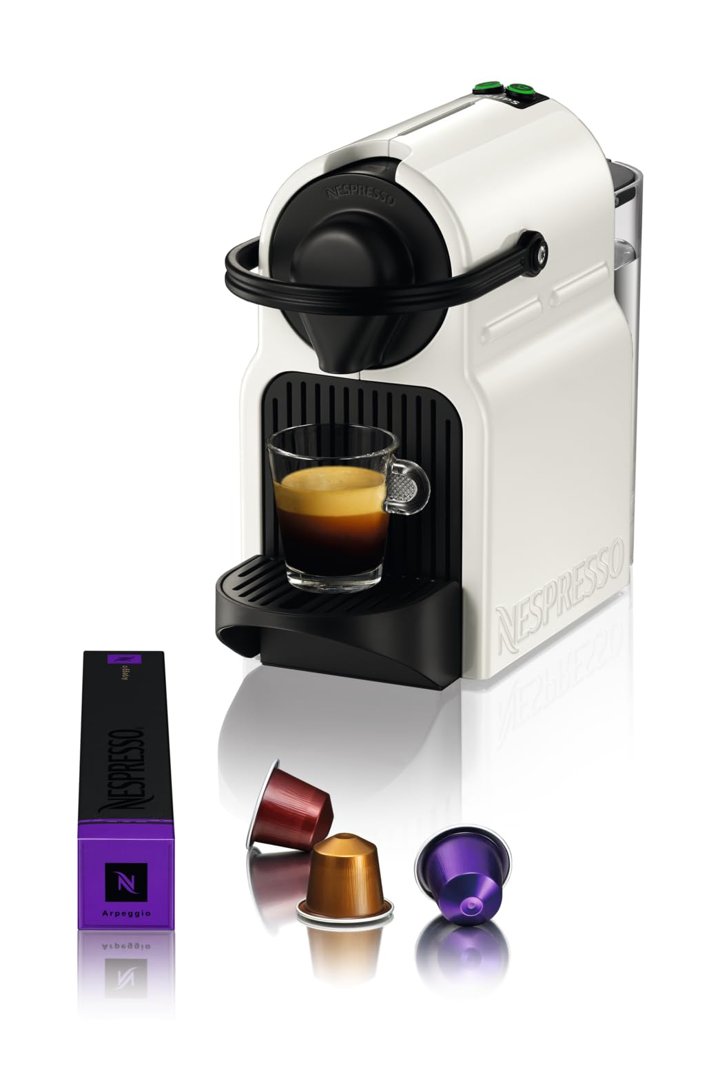 Machine à Café Inissia Blanche – Espresso 19 Bars, Préchauffage 25s | Ardely